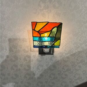 Stained Glass Wall Sconce